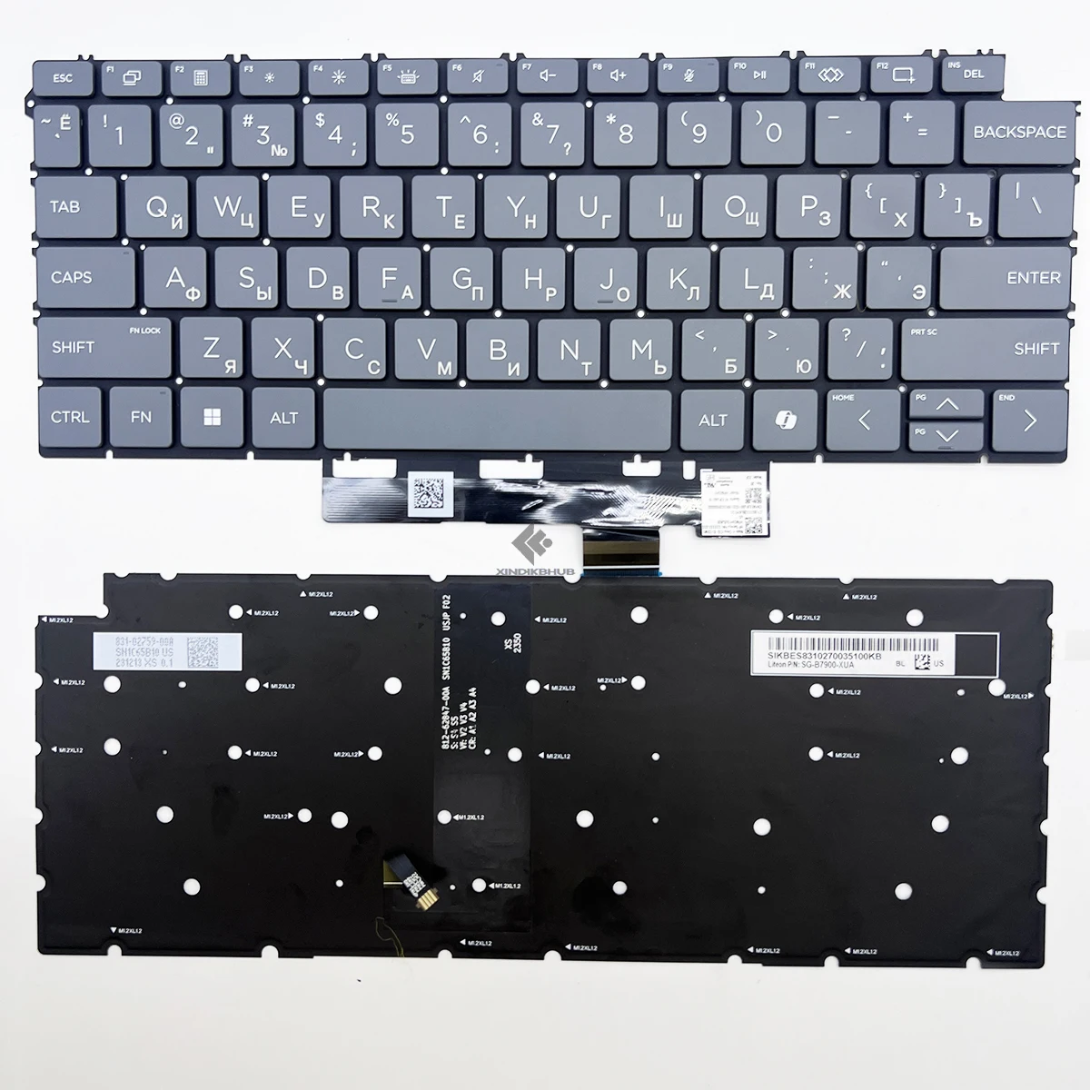 Клавиатура для HP 14FD 14-FD с подсветкой Серая Русская раскладка
Клавиатура для HP 14FD 14-FD с подсветкой Серая Русская раскладка