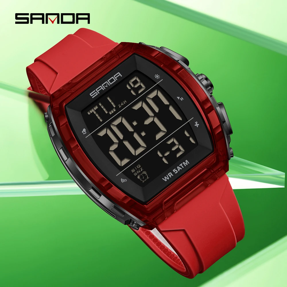 SANDA New 6286, модные роскошные мужские электронные часы, спортивные водонепроницаемые часы с календарем обратного отсчета, ночник, мужские электронные часы
SANDA New 6286, модные роскошные мужские электронные часы, спортивные водонепроницаемые часы с календарем обратного отсчета, ночник, мужские электронные часы