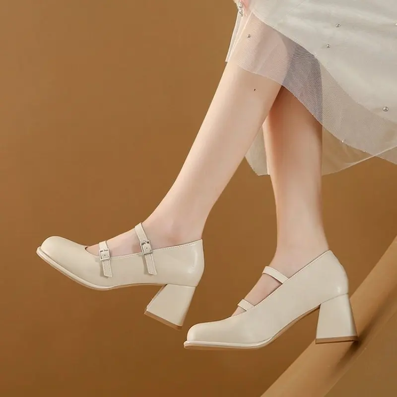 2024 Fashion comfort New Vintage Thick High Heels Shoes Women Patent Leather Shoes Woman Round Toe Chunky Heels Pumps Plus Size
2024 Fashion comfort New Vintage Thick High Heels Shoes Women Patent Leather Shoes Woman Round Toe Chunky Heels Pumps Plus Size