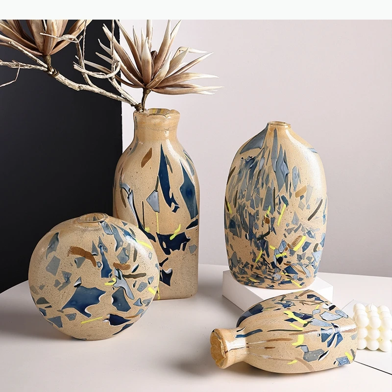 Glass Vase Irregular Painting Geometric Flower Vase Flower Arrangement Accessories Terrarium Room Decoration Accessories
Glass Vase Irregular Painting Geometric Flower Vase Flower Arrangement Accessories Terrarium Room Decoration Accessories