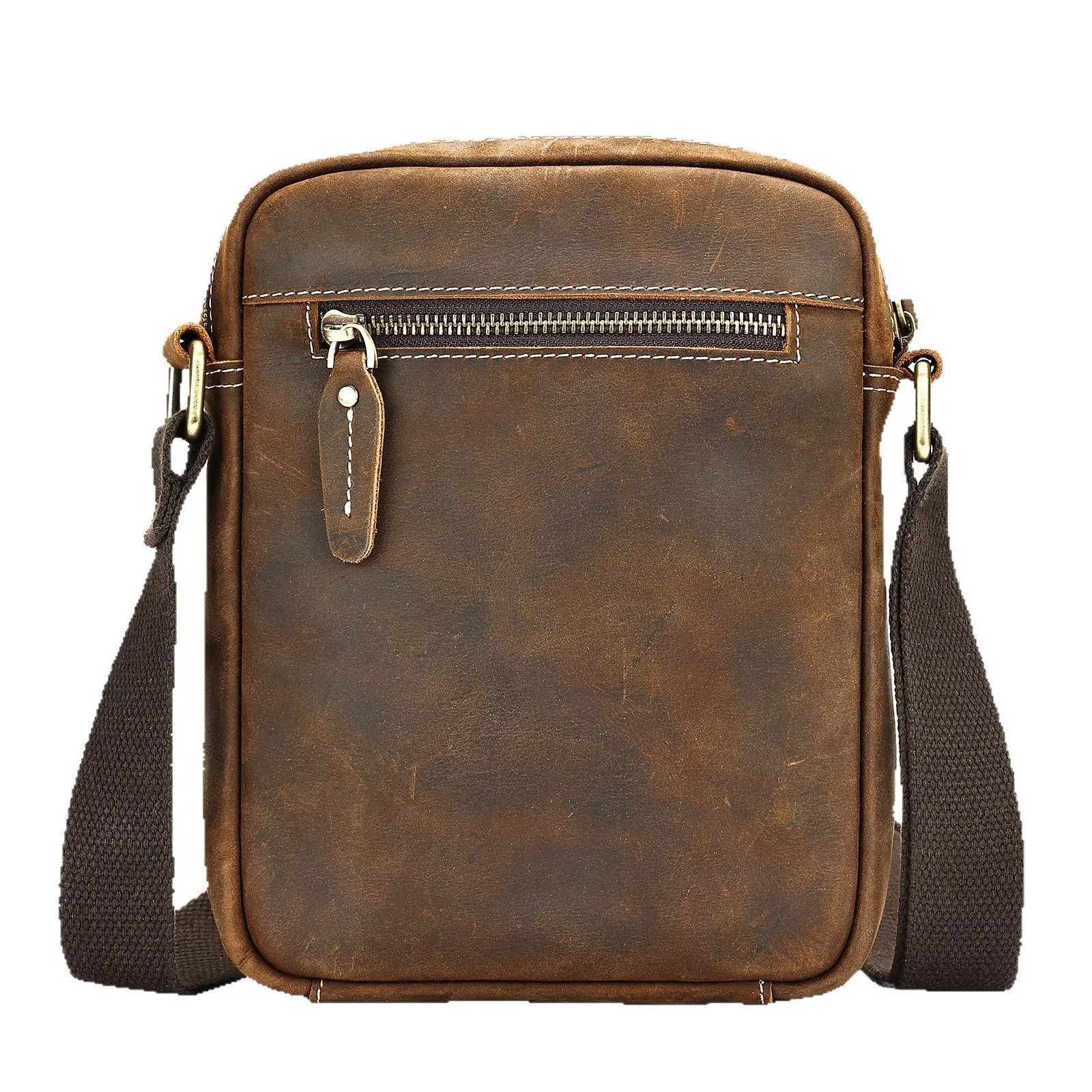 Vintage Crazy Horse Leather Men Messenger Bag Flap Casual Male Small Crossbody Bag for 9.7" Ipad Travel Work Shoulder Bag
Vintage Crazy Horse Leather Men Messenger Bag Flap Casual Male Small Crossbody Bag for 9.7" Ipad Travel Work Shoulder Bag
