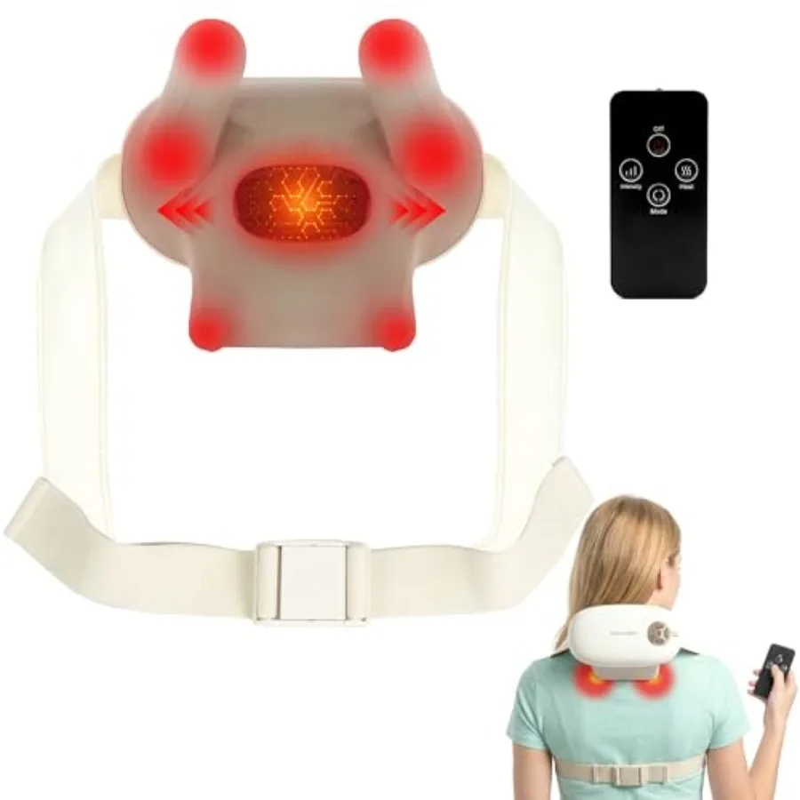 2026 Cordless Neck Massager with Heat for Pain Relief Deep Tissue 4D Kneading Massage Tools with Remote Control Rechargeable Sh
2026 Cordless Neck Massager with Heat for Pain Relief Deep Tissue 4D Kneading Massage Tools with Remote Control Rechargeable Sh