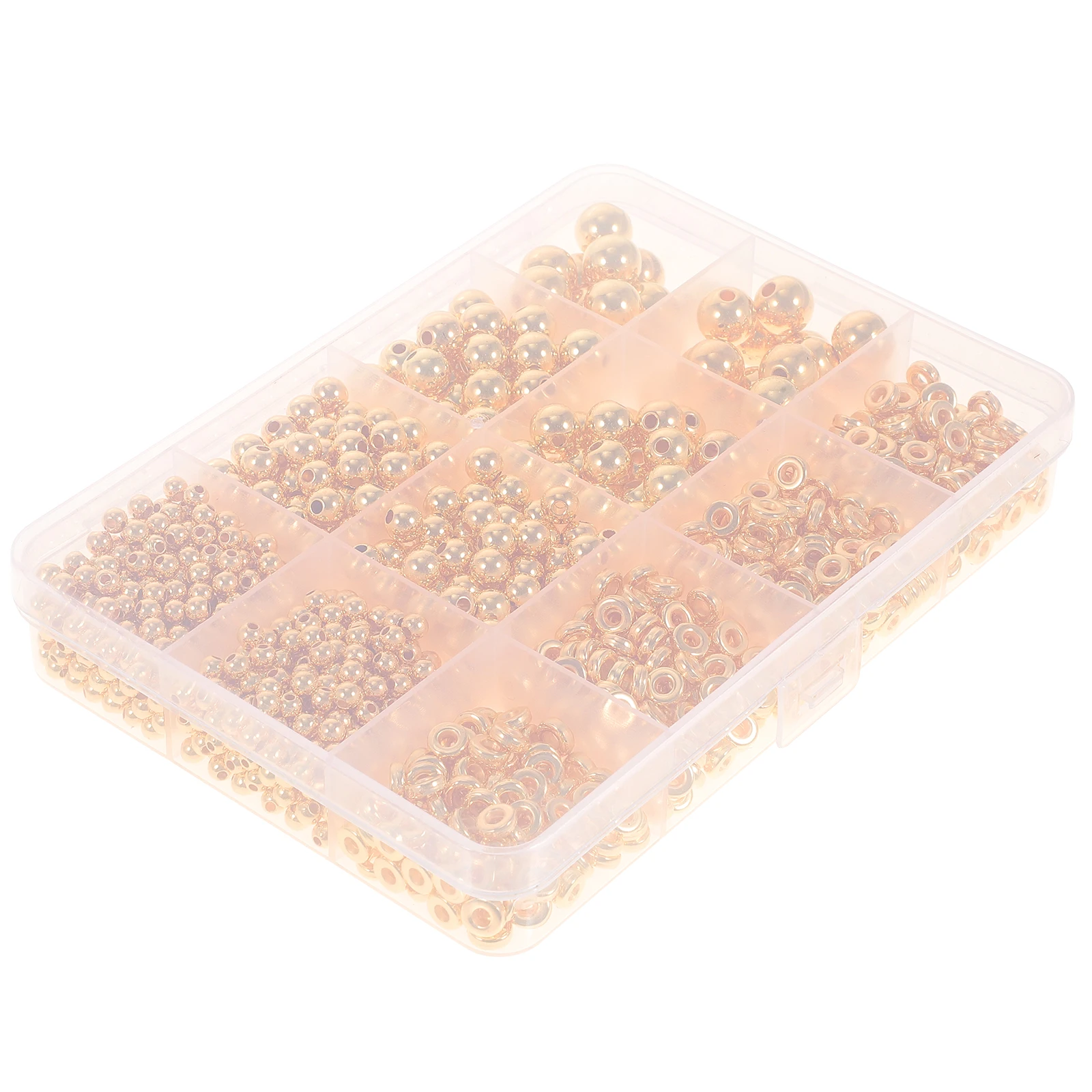 1250 Pcs Golden Bead Accessories Elegant Spacer Beads for DIY Jewelry Crafts Bracelet Necklace Materials Lightweight Bright
1250 Pcs Golden Bead Accessories Elegant Spacer Beads for DIY Jewelry Crafts Bracelet Necklace Materials Lightweight Bright