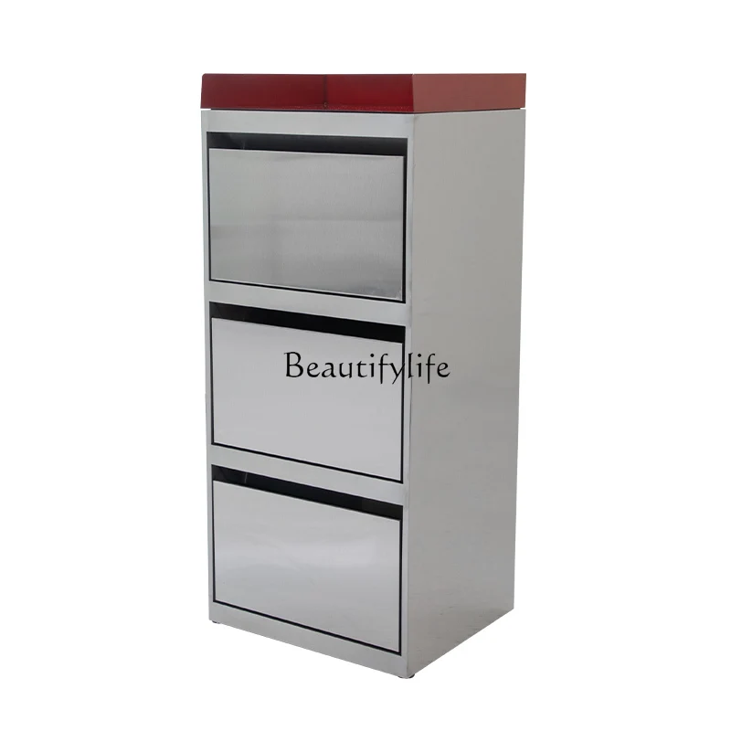 Haircut tool cabinet, special stainless steel tool table for hair salon, storage locker
Haircut tool cabinet, special stainless steel tool table for hair salon, storage locker