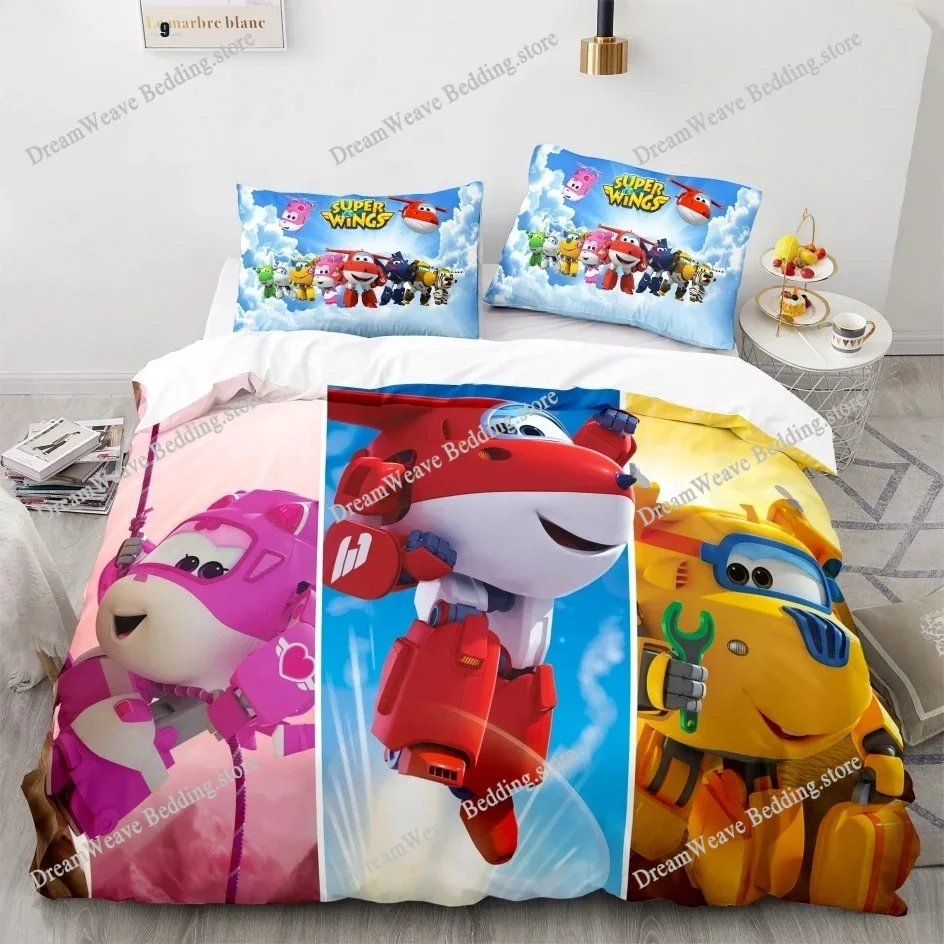 Super Wings Bedding Set Bedspread Single Twin Full Queen King Size Game Super Wings Bed Set Children's Kid Bedroom Duvetcover963
Super Wings Bedding Set Bedspread Single Twin Full Queen King Size Game Super Wings Bed Set Children's Kid Bedroom Duvetcover963
