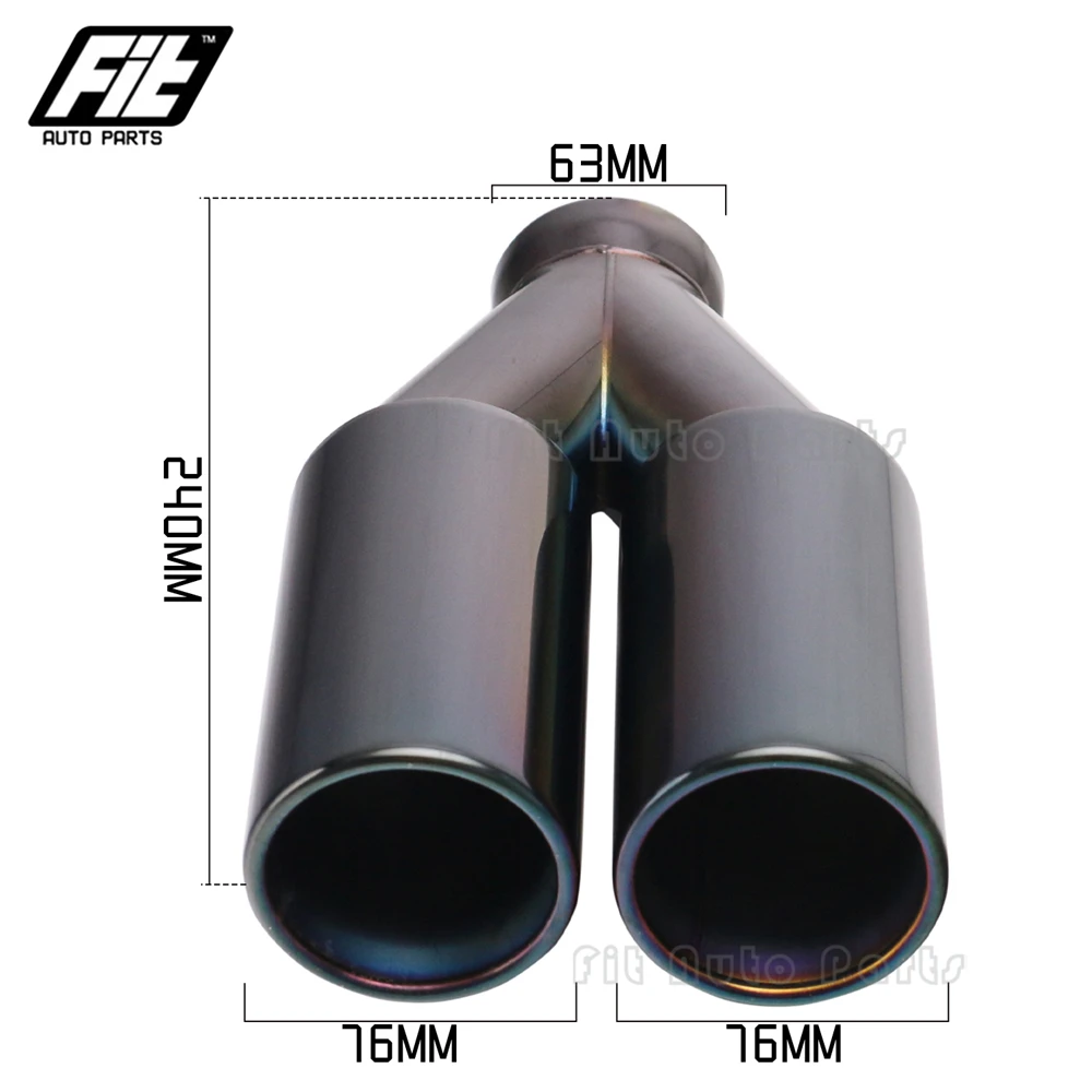 1PCS Straight Exhaust pipe Edge 63mm to 76mm Muffler Tail Pipe Stainless Steel car Accessories
1PCS Straight Exhaust pipe Edge 63mm to 76mm Muffler Tail Pipe Stainless Steel car Accessories