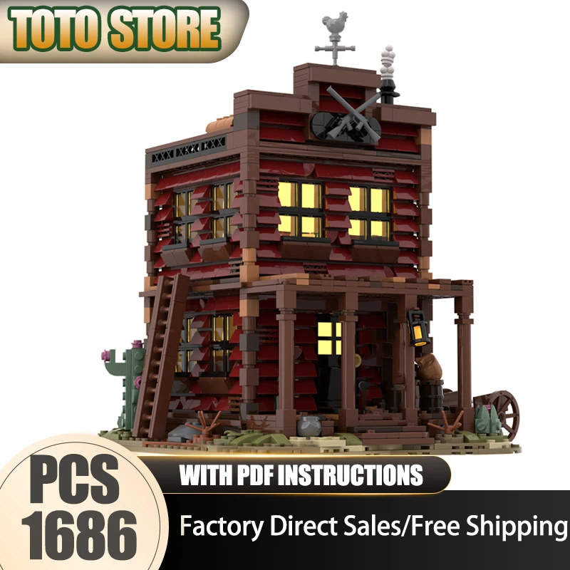 Gun`s Moc Building Bricks (Западная серия) # 2) Модель Технология Вид на улицу Блок Игрушка DIY Сборка Рождественский Подарок
Gun`s Moc Building Bricks (Западная серия) # 2) Модель Технология Вид на улицу Блок Игрушка DIY Сборка Рождественский Подарок