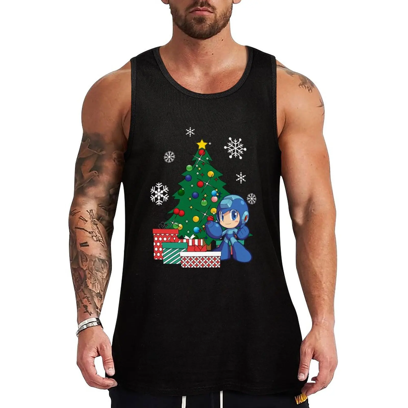 Mega Man Around The Christmas Tree Tank Top T-shirt Men's gym gym accessories men clothes for men
Mega Man Around The Christmas Tree Tank Top T-shirt Men's gym gym accessories men clothes for men