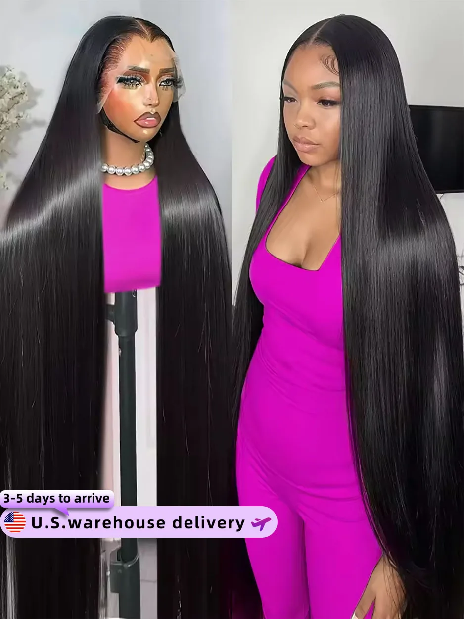 High 300 Density Straight 13x4 13x6 Hd Lace Frontal Human Hair Wig Brazilian 34 36 Inch Full Lace Front Human Hair Wigs
High 300 Density Straight 13x4 13x6 Hd Lace Frontal Human Hair Wig Brazilian 34 36 Inch Full Lace Front Human Hair Wigs