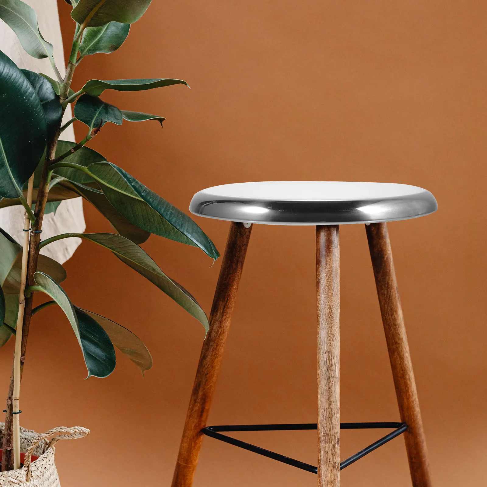 Stainless Steel Round Bar Stool Seat Replacement Metal Cushion Sturdy Seating Part for Dining Kitchen Bar Restaurant
Stainless Steel Round Bar Stool Seat Replacement Metal Cushion Sturdy Seating Part for Dining Kitchen Bar Restaurant
