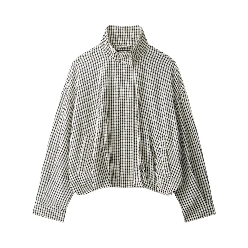 Withered 2026 New Spring And Summer Checkered Pilot Jacket Jacket Top Women's Jacket Woman Clothes Tops Ropa Mujer Blazer Woman
Withered 2026 New Spring And Summer Checkered Pilot Jacket Jacket Top Women's Jacket Woman Clothes Tops Ropa Mujer Blazer Woman