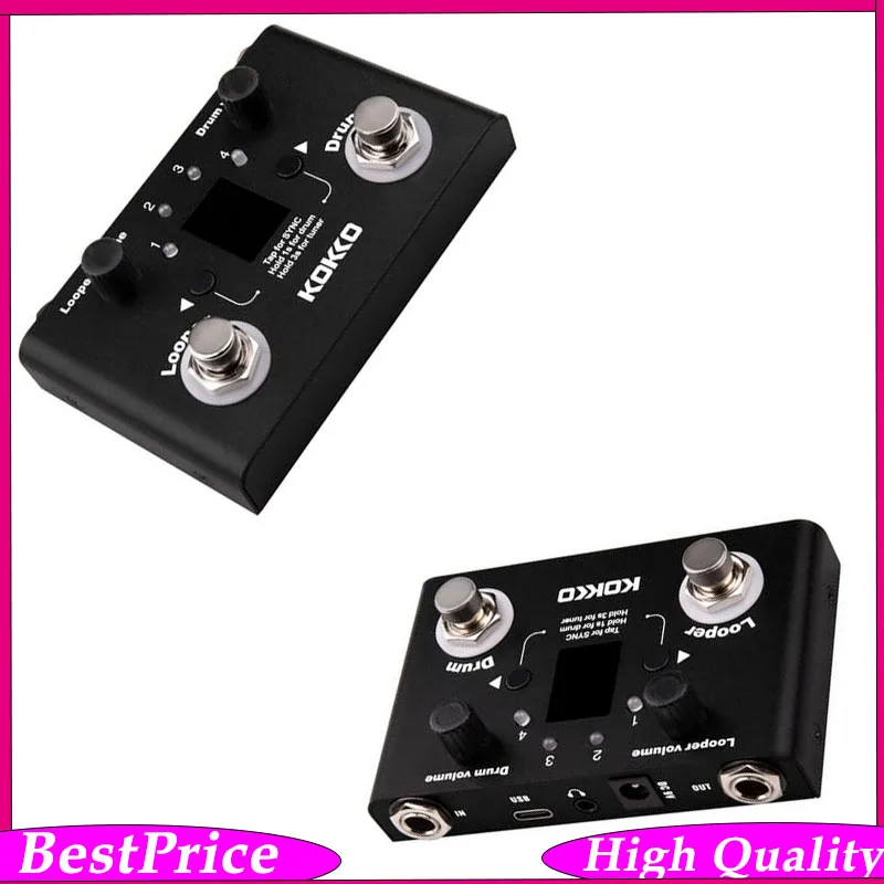 KOKKO FLD-1 Multi-Function Looper Guitarra Effect Peda with Drum Machine & Vocal Effects Adjustable Reverb Guitarra Peda
KOKKO FLD-1 Multi-Function Looper Guitarra Effect Peda with Drum Machine & Vocal Effects Adjustable Reverb Guitarra Peda