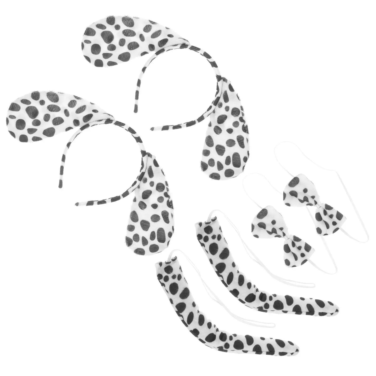 2 Sets Headbands Spot Dog Dressup Halloween Tail Pet Ear Adult Puppy Cosplay Dalmatian Costume Miss
2 Sets Headbands Spot Dog Dressup Halloween Tail Pet Ear Adult Puppy Cosplay Dalmatian Costume Miss