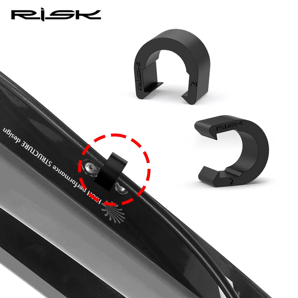 RISK 20/200pcs Plastic C-Type Buckle for Bike Shift and Brake Cable within O.D. 6mm, Bicycle Oil Tube Lock Clip Housing Clamp
RISK 20/200pcs Plastic C-Type Buckle for Bike Shift and Brake Cable within O.D. 6mm, Bicycle Oil Tube Lock Clip Housing Clamp