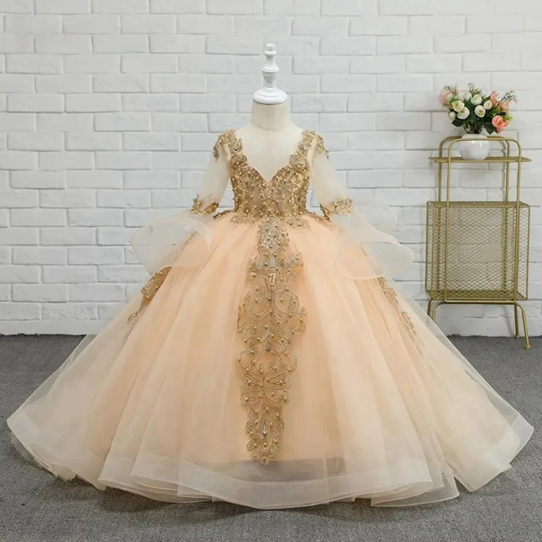 Customized 2025 New Design Flower Girl Dresses Lace Appliques Ruffles Floor Length Toddler Girl's Dresses Kid's Formal Wear
Customized 2025 New Design Flower Girl Dresses Lace Appliques Ruffles Floor Length Toddler Girl's Dresses Kid's Formal Wear
