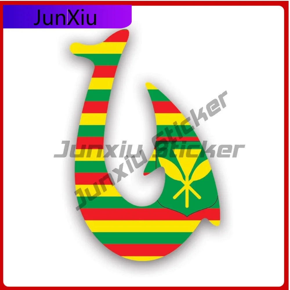 Kanaka Maoli Flag Fish Hook Sticker Creative Decals Hawaiian Islands Hawaii Native Hi Fishing Angler Car Sticker Vinyl Decal
Kanaka Maoli Flag Fish Hook Sticker Creative Decals Hawaiian Islands Hawaii Native Hi Fishing Angler Car Sticker Vinyl Decal