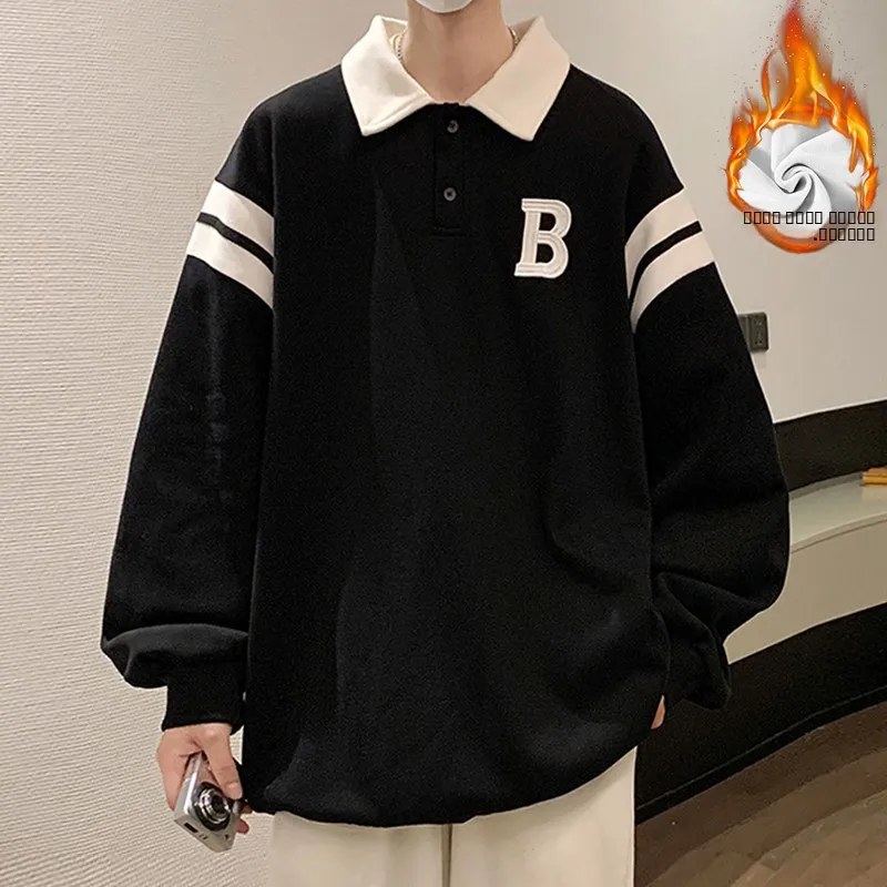 Shirt Hoodie Men Long Sleeve Autumn Winter Retro Trendy Fleece Lined Thickened Loose Collar T-Shirt Youth Fashion Daily ...
Shirt Hoodie Men Long Sleeve Autumn Winter Retro Trendy Fleece Lined Thickened Loose Collar T-Shirt Youth Fashion Daily ...