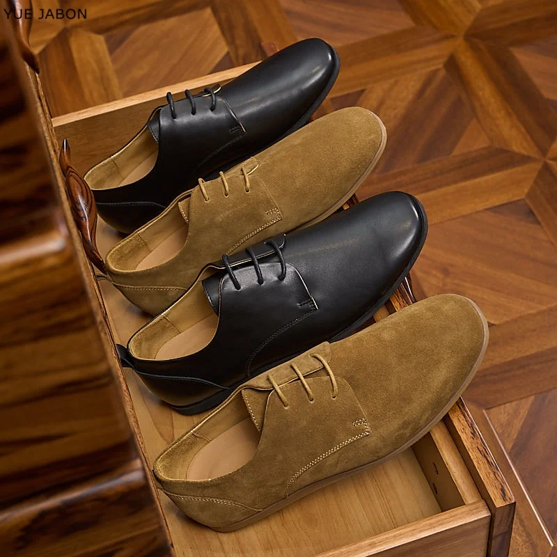 2026 Spring Cow Suede Men Shoes Genuine Leather Casual Shoes Classic Sneakers Comfortable Footwear Dress Shoes Large Size Flats
2026 Spring Cow Suede Men Shoes Genuine Leather Casual Shoes Classic Sneakers Comfortable Footwear Dress Shoes Large Size Flats