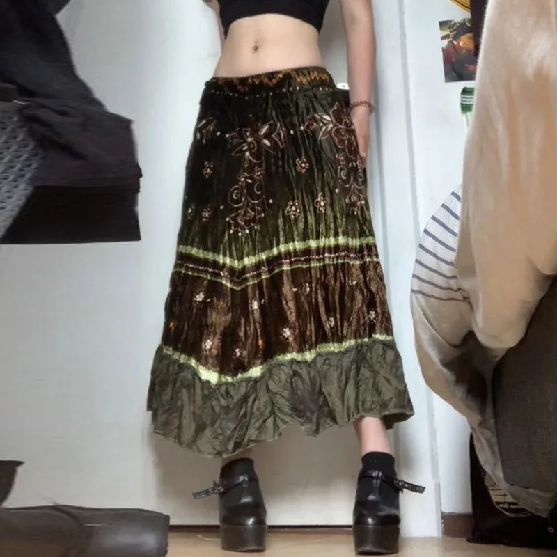 American Velvet Printed A-Line Long S, Autumn And Winter High Street Spicy Girl Design, Contrasting Color Casual Low Waist
American Velvet Printed A-Line Long S, Autumn And Winter High Street Spicy Girl Design, Contrasting Color Casual Low Waist