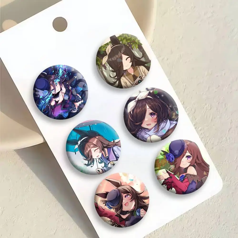 U-Umamusume P-Pretty D-Derby R-Rice S-Shower Badges Creative Tinplate Button PinsBrooch Badge Clothes Backpack
U-Umamusume P-Pretty D-Derby R-Rice S-Shower Badges Creative Tinplate Button PinsBrooch Badge Clothes Backpack