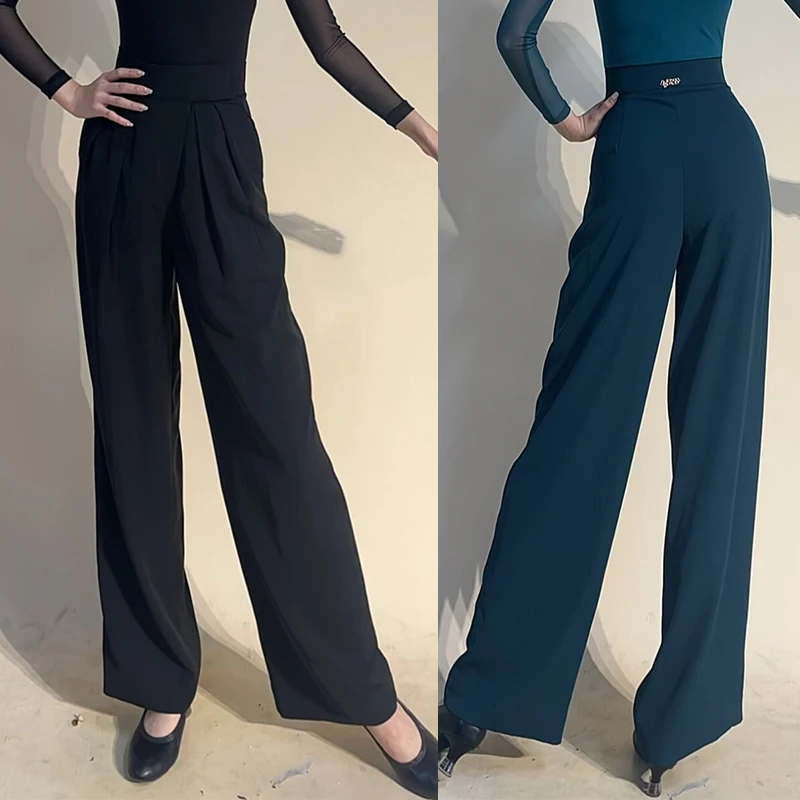 Новые брюки для бальных танцев, женская одежда для латинских танцев, черные, коричневые, темно-синие, широкие брюки с высокой талией для взрослых BL17341
Новые брюки для бальных танцев, женская одежда для латинских танцев, черные, коричневые, темно-синие, широкие брюки с высокой талией для взрослых BL17341