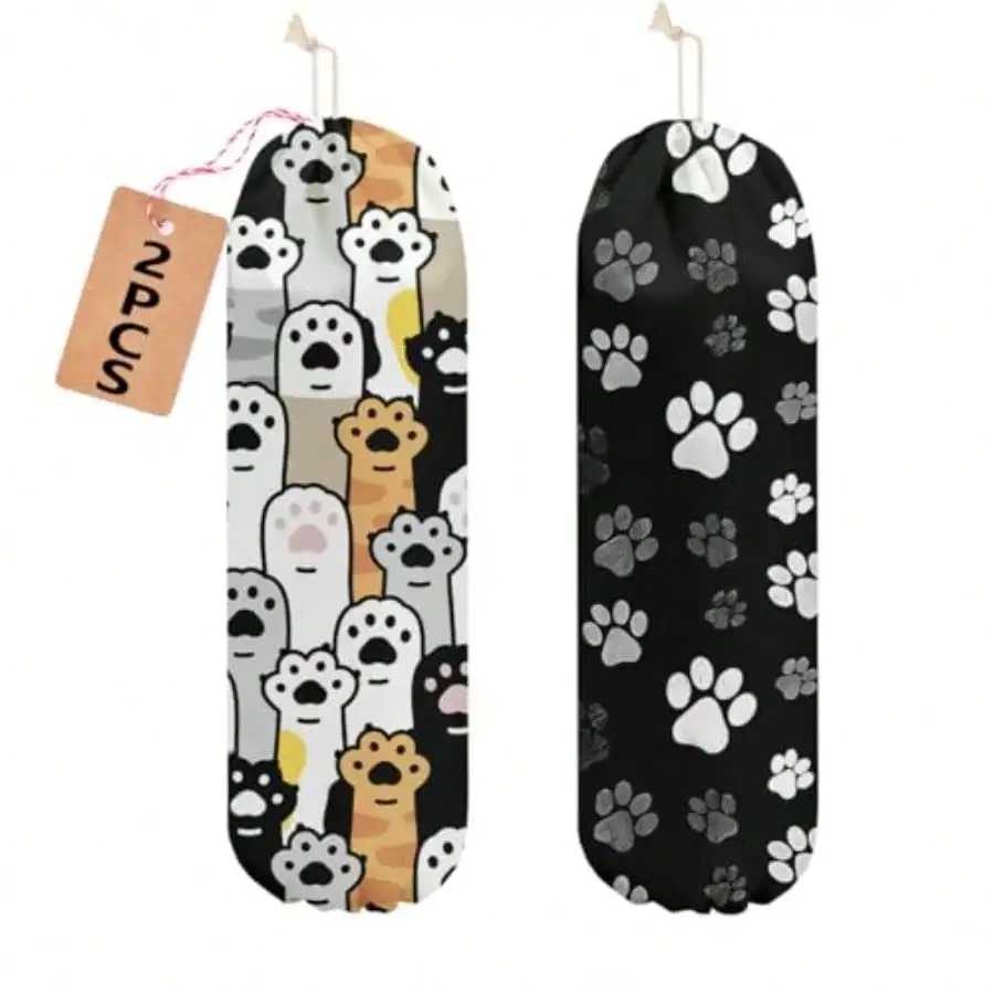 2 Pcs Cat Paws Plastic Bag Holder Wall Mount Plastic Bag Holders For Grocery Bags Large Reusable Grocery Bags Storage Dispenser For Home Kitchen Pantry Decor Cute Cat Paws Gifts For Women Grandma
2 Pcs Cat Paws Plastic Bag Holder Wall Mount Plastic Bag Holders For Grocery Bags Large Reusable Grocery Bags Storage Dispenser For Home Kitchen Pantry Decor Cute Cat Paws Gifts For Women Grandma