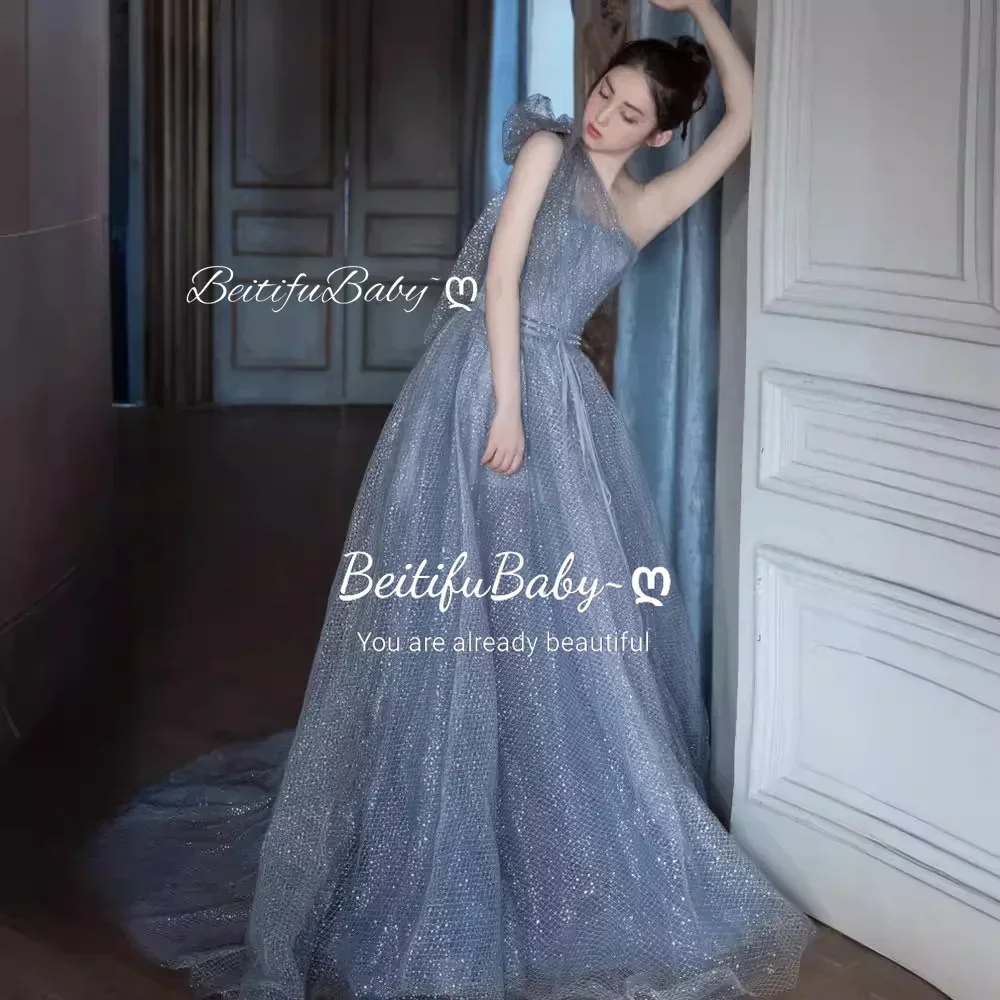 French Style Evening Dress for Women Light Luxury Organza Sleeveless Single Shoulder Sling Bow Banquet Gowns Vestido De Fiesta
French Style Evening Dress for Women Light Luxury Organza Sleeveless Single Shoulder Sling Bow Banquet Gowns Vestido De Fiesta
