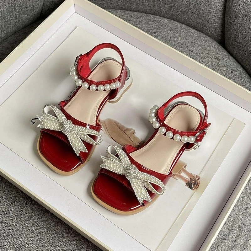2026 Summer New Girls Princess Soft Sole Anti-Slip Bow Crystal Sandals
2026 Summer New Girls Princess Soft Sole Anti-Slip Bow Crystal Sandals