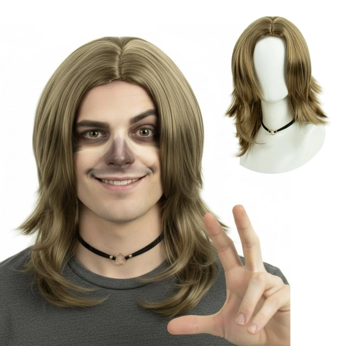 REEWES FLASH парик зоопарк костюм коричневый волк стрижка синтетические волосы для вечеринки аниме косплей драматические игры
REEWES FLASH парик зоопарк костюм коричневый волк стрижка синтетические волосы для вечеринки аниме косплей драматические игры