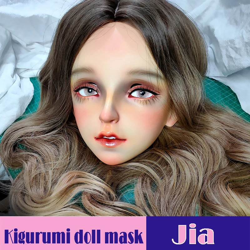 (JIA) Женская милая смоляная маска кигуруми на половину головы с глазами BJD, косплей, японское аниме, роль Лолиты, кукла-трансвестит, маска
(JIA) Женская милая смоляная маска кигуруми на половину головы с глазами BJD, косплей, японское аниме, роль Лолиты, кукла-трансвестит, маска