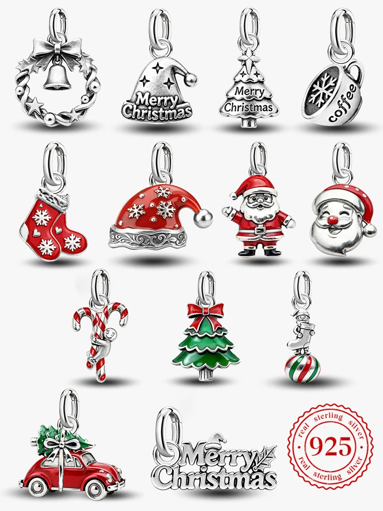925 Sterling Silver JamesAvery Vintage Pendants Christmas Tree Charms Beads Fit Original Bracelet Necklace DIY Jewelry For Women
925 Sterling Silver JamesAvery Vintage Pendants Christmas Tree Charms Beads Fit Original Bracelet Necklace DIY Jewelry For Women