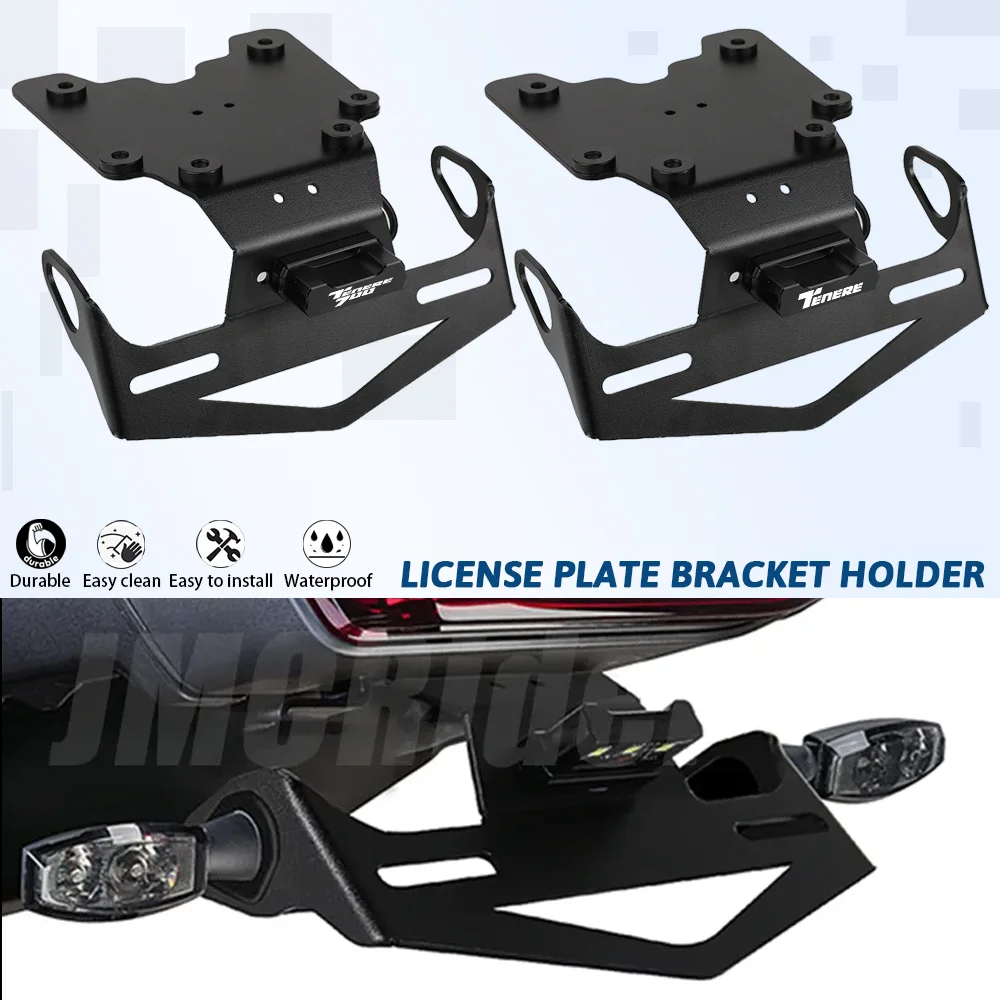 Rear License Plate Holder Bracket with Light Tail Tidy Fender Eliminator For Yamaha XTZ700 Tenere /XT700Z Tenere 2019-2021 2020
Rear License Plate Holder Bracket with Light Tail Tidy Fender Eliminator For Yamaha XTZ700 Tenere /XT700Z Tenere 2019-2021 2020