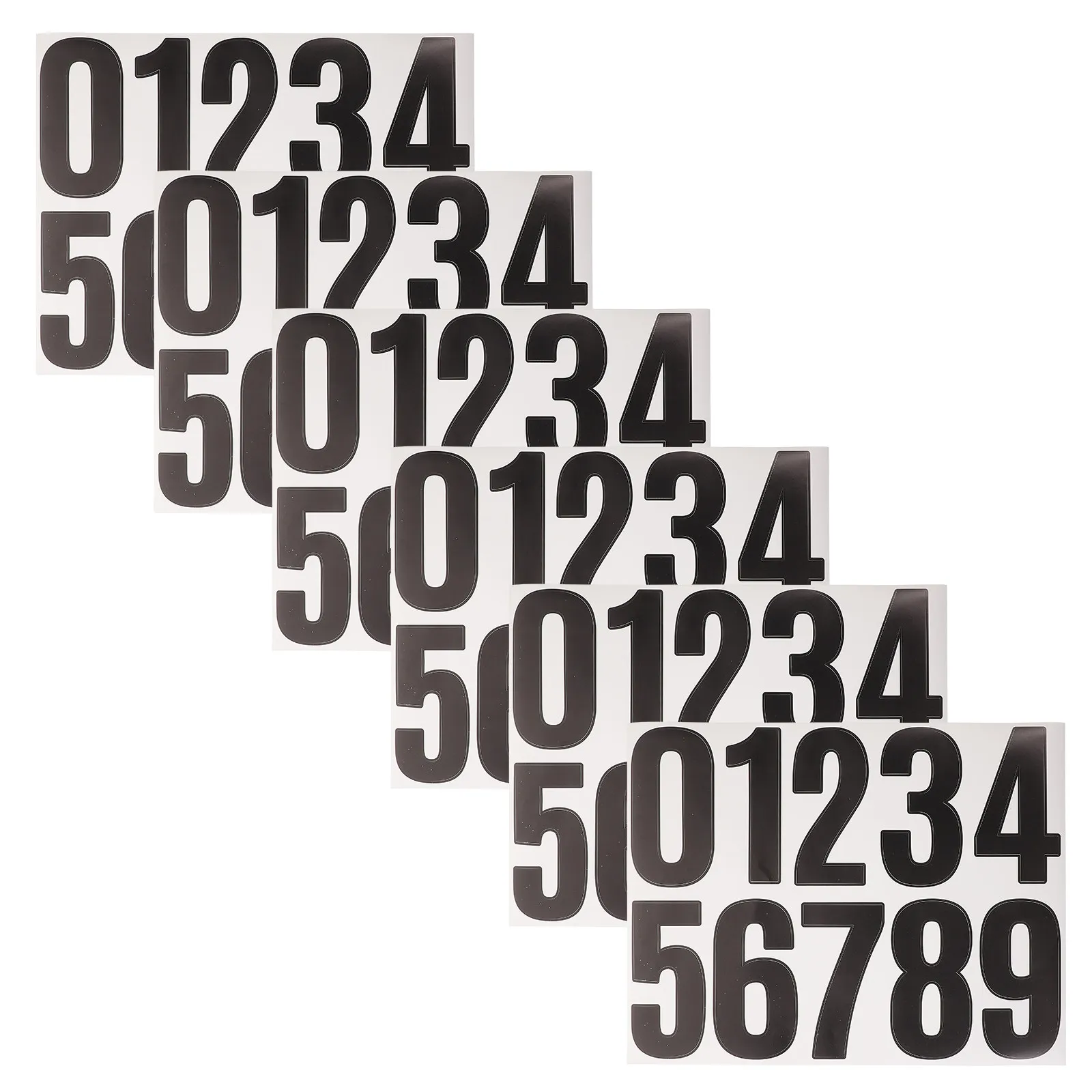 6 Sheets Large Weatherproof Number Stickers Adhesive Decals for Trash Can Mailbox Exterior Address Board Porch Pillars DIY House
6 Sheets Large Weatherproof Number Stickers Adhesive Decals for Trash Can Mailbox Exterior Address Board Porch Pillars DIY House