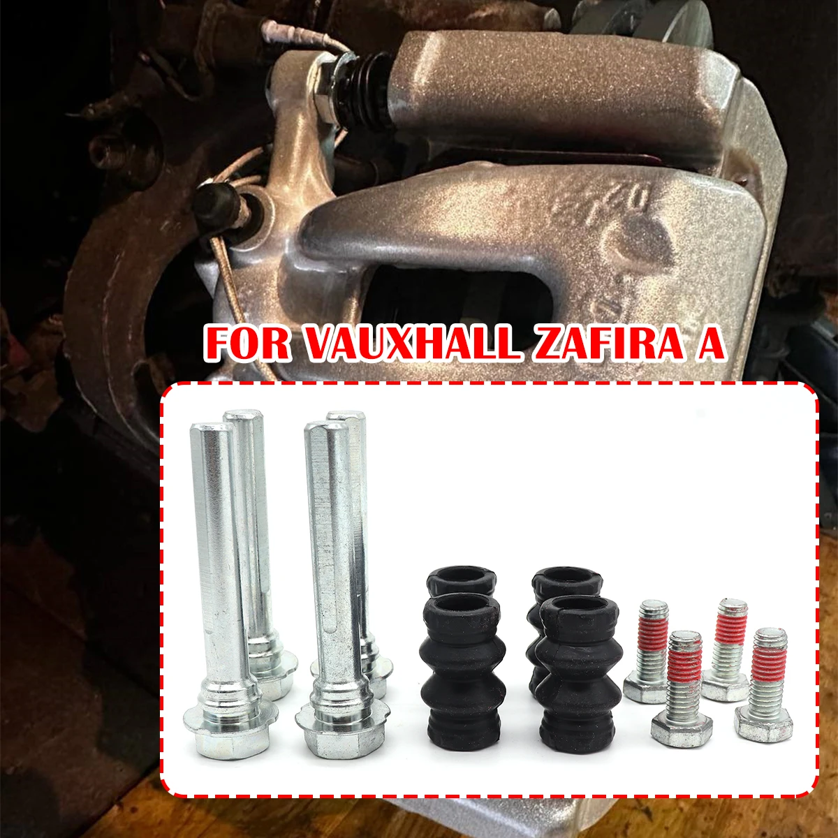 12pc Front Left Right FOR VAUXHALL ZAFIRA A Brake Caliper Cylinder Slider Guide Pin For Disc Housing Bolts Bushing Boot Seal Kit
12pc Front Left Right FOR VAUXHALL ZAFIRA A Brake Caliper Cylinder Slider Guide Pin For Disc Housing Bolts Bushing Boot Seal Kit
