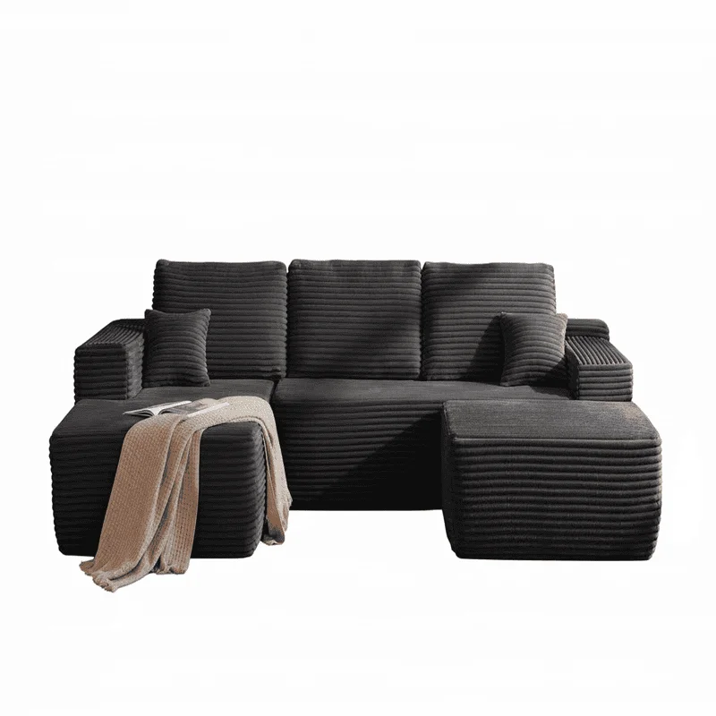 #L-Shape Compressed Sofa, Modern Corduroy Convertible Couch sectional home storage leisure furniture foldable compressed couch
#L-Shape Compressed Sofa, Modern Corduroy Convertible Couch sectional home storage leisure furniture foldable compressed couch