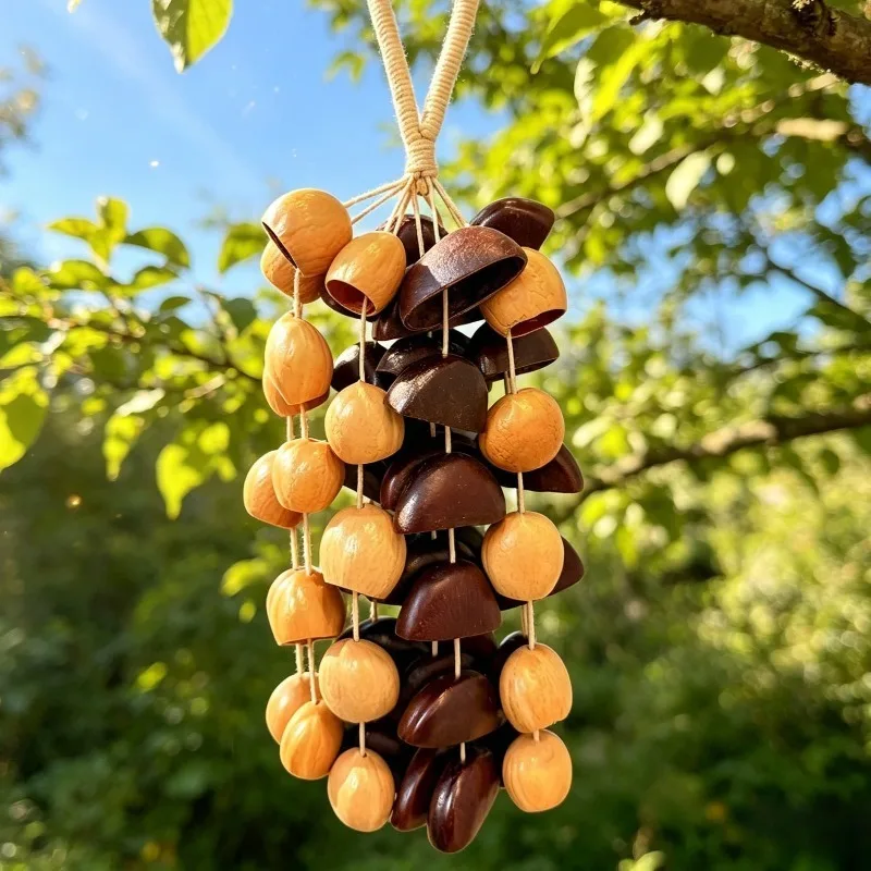Meditation Wind Chimes Natural Fruit Shell Bells Yoga Relax Sound Healing Decoration Chimes Handmade Mindfulness Hand Bell
Meditation Wind Chimes Natural Fruit Shell Bells Yoga Relax Sound Healing Decoration Chimes Handmade Mindfulness Hand Bell