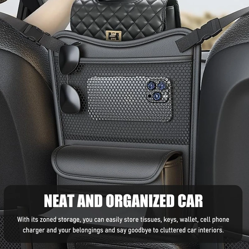 Car Organizer Storage Between Seats Leather Front Seat Storage Bag Automotive Console Hanging Net Pocket Handbag Holder
Car Organizer Storage Between Seats Leather Front Seat Storage Bag Automotive Console Hanging Net Pocket Handbag Holder