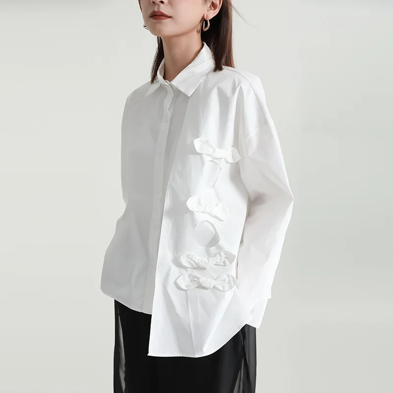 SuperAen Autumn 2024 New Sweet Bow Loose Irregular Shirt for Women
SuperAen Autumn 2024 New Sweet Bow Loose Irregular Shirt for Women