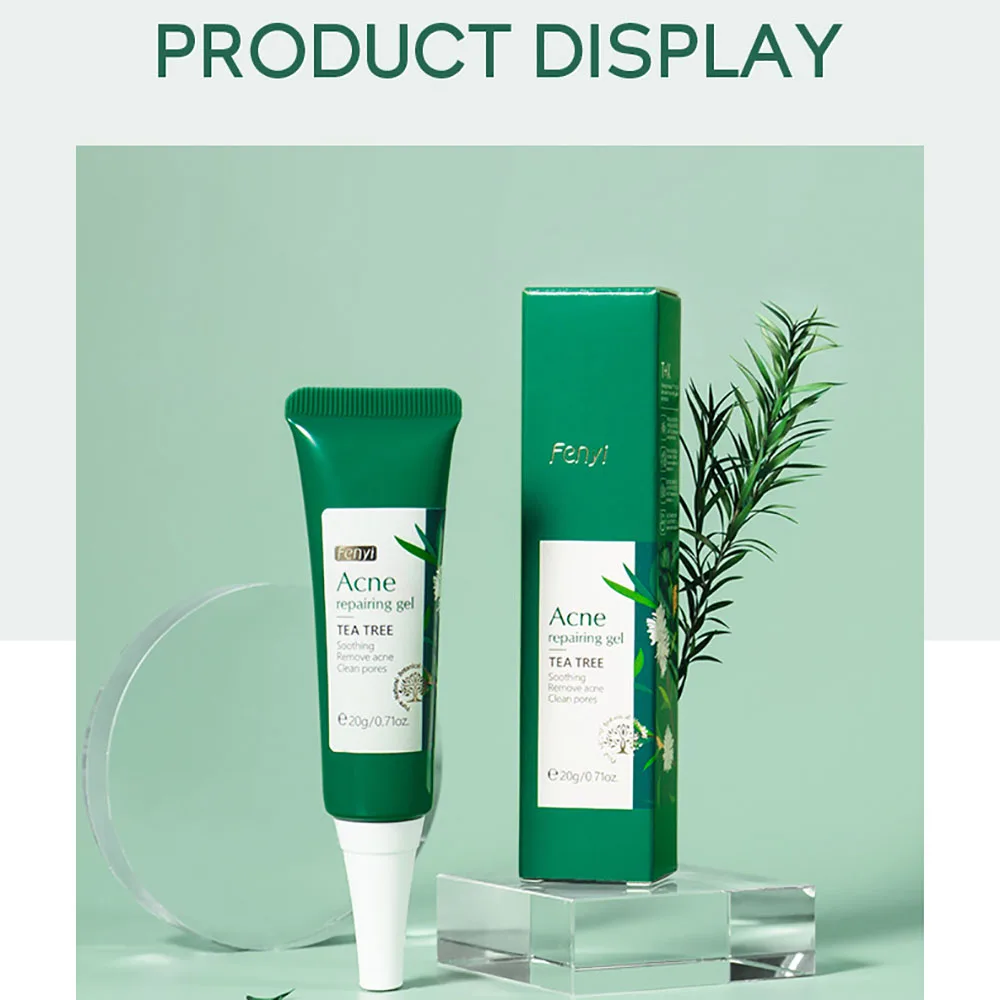 FENYI Tea Tree Acne Gel 20g, Anti Blemish Pimple Treatment for Face, Soothing Oil Control Acne Spot Treatment Gel Hydrating
FENYI Tea Tree Acne Gel 20g, Anti Blemish Pimple Treatment for Face, Soothing Oil Control Acne Spot Treatment Gel Hydrating