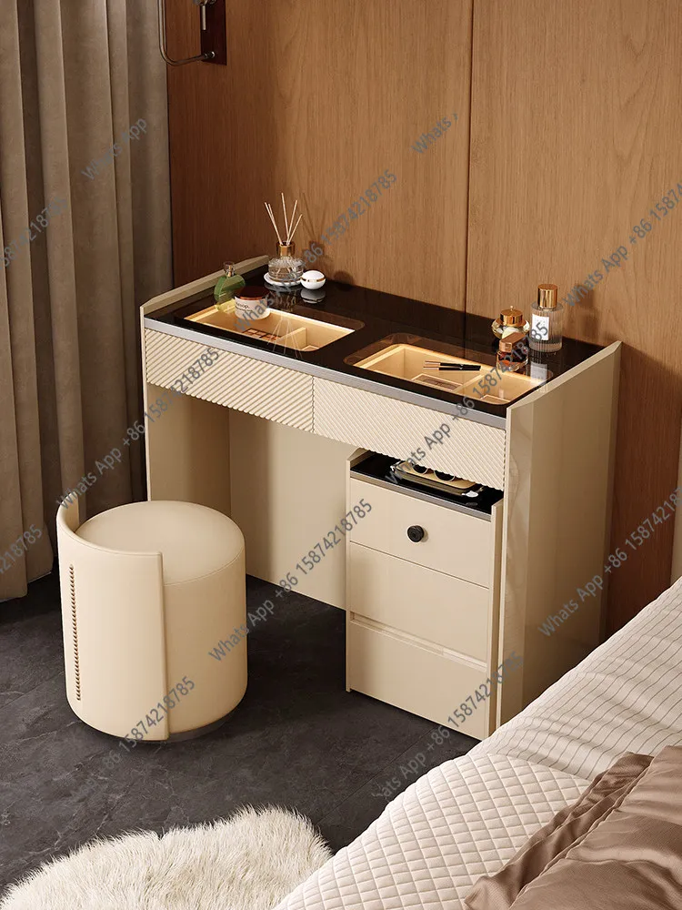 XItalian Light Luxury Dresser Master Bedroom Solid Wood New High-end Villa Liftable Desk Storage Cabinet Integrated
XItalian Light Luxury Dresser Master Bedroom Solid Wood New High-end Villa Liftable Desk Storage Cabinet Integrated
