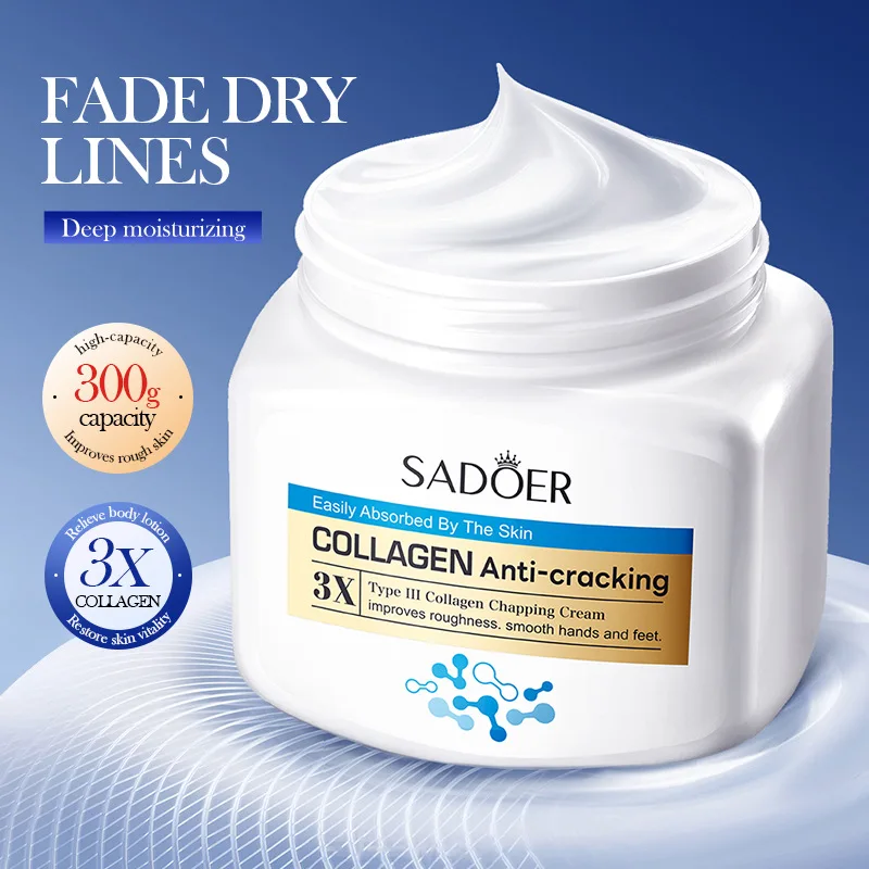 Type III collagen anti cracking and anti drying body cream moisturizing lotion can be used for the whole family in autumn winter
Type III collagen anti cracking and anti drying body cream moisturizing lotion can be used for the whole family in autumn winter