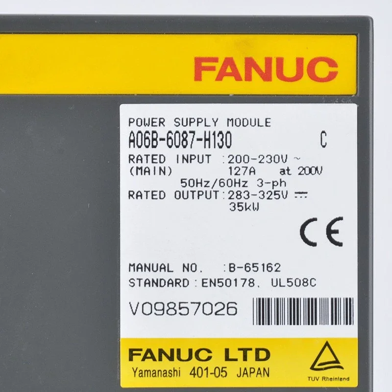 Fanuc A06B-6087-H130 Module Tested ok In Stock Fast Shipping
Fanuc A06B-6087-H130 Module Tested ok In Stock Fast Shipping