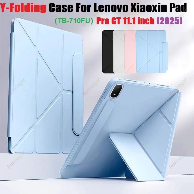 Y-Folding Case For Lenovo Xiaoxin Pad Pro GT 11.1inch 2025 PU Leaher Flip Funda for Xiaoxin Pad Pro GT 11.1'' TB710FU Stand Case
Y-Folding Case For Lenovo Xiaoxin Pad Pro GT 11.1inch 2025 PU Leaher Flip Funda for Xiaoxin Pad Pro GT 11.1'' TB710FU Stand Case