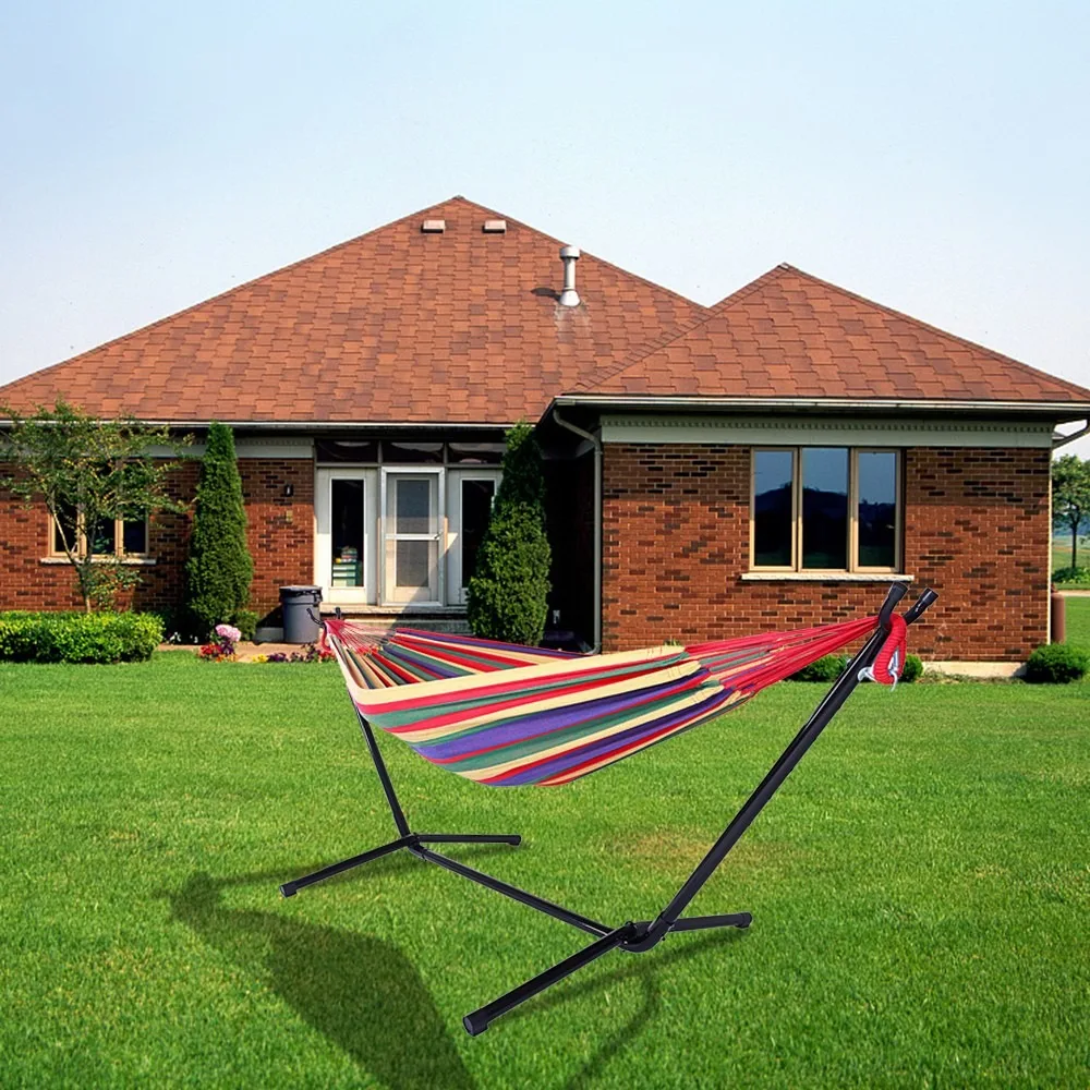 Portable Hammock with Stand and Carrying Bag Outdoor Patio Furniture Set Garden
Portable Hammock with Stand and Carrying Bag Outdoor Patio Furniture Set Garden