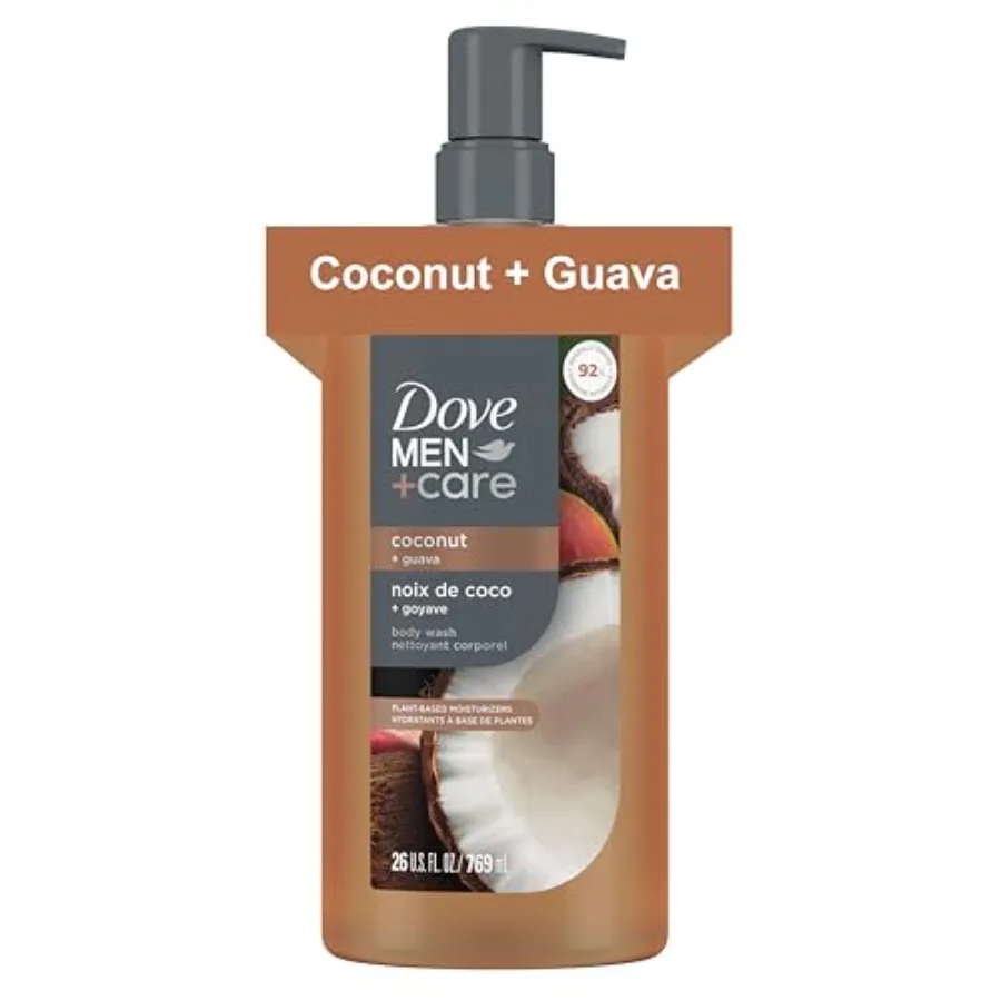 DOVE MEN Coconut + Guava Moisturizing Body Wash #1 Dermatologist Body Wash for Men, Sulfate Free, Paraben Free, and Dye Free 26
DOVE MEN Coconut + Guava Moisturizing Body Wash #1 Dermatologist Body Wash for Men, Sulfate Free, Paraben Free, and Dye Free 26