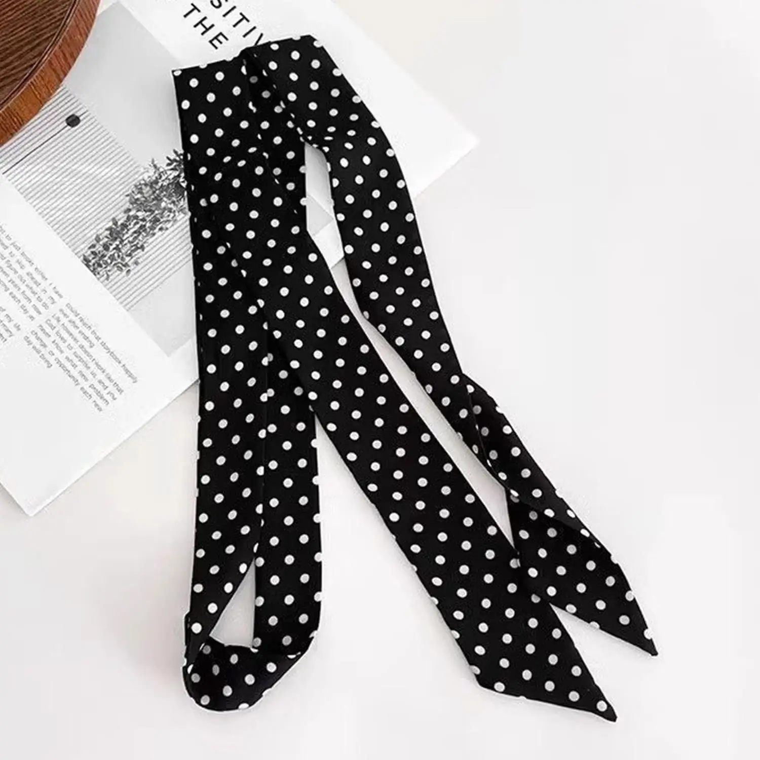 Korean Style Polka Dot Scarf For Women Handle Bag Ribbons Brand Fashion Head Scarf Narrow Long Skinny Neckerchief Headbands
Korean Style Polka Dot Scarf For Women Handle Bag Ribbons Brand Fashion Head Scarf Narrow Long Skinny Neckerchief Headbands