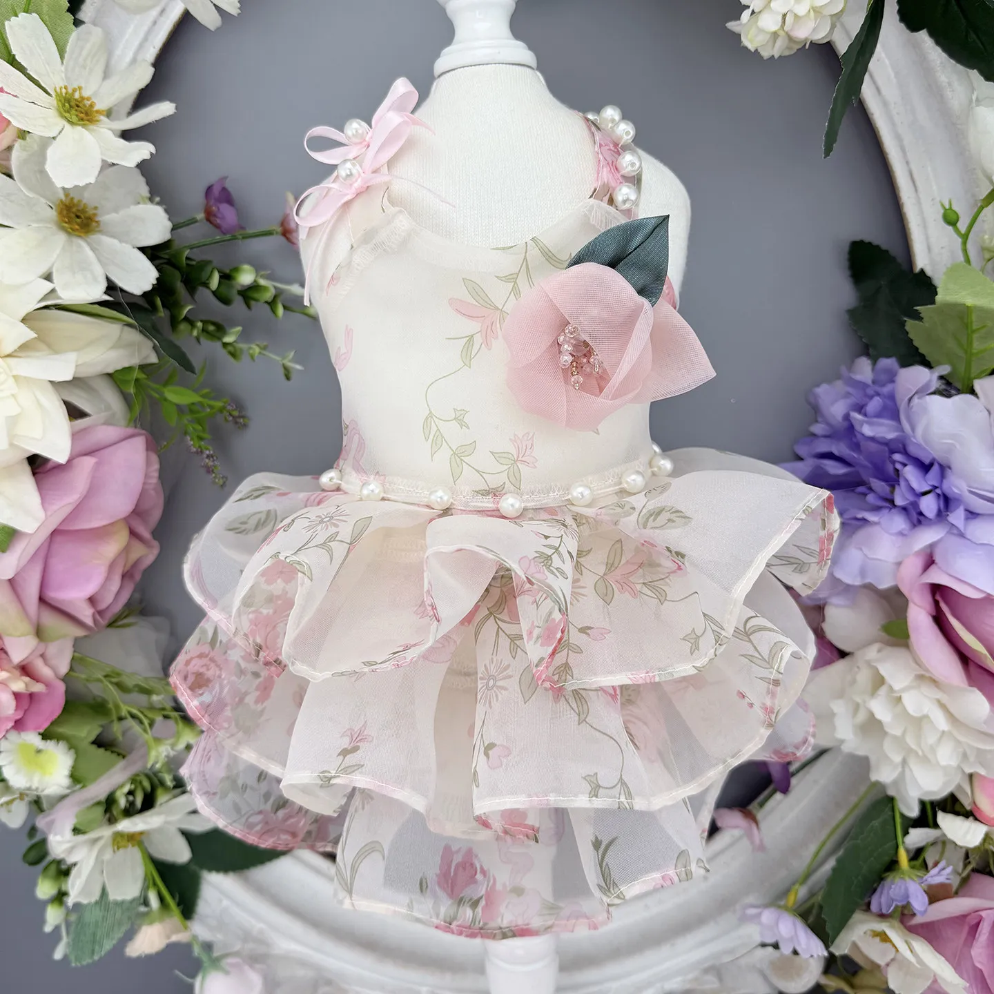 Handmade Pink Summer Rose Flower Pet Clothes for Cats Dogs Pomeranians Teddy Small Breed Princess Dress Bibi Bear
Handmade Pink Summer Rose Flower Pet Clothes for Cats Dogs Pomeranians Teddy Small Breed Princess Dress Bibi Bear