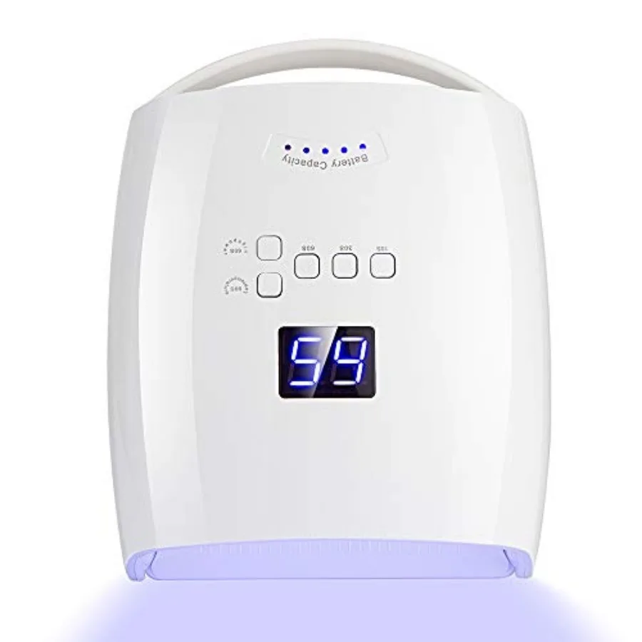 48W Rechargeable UV LED Nail Lamp, Cordless Professional Gel Nail Art Lights Manicure Tools for Home and Salon
48W Rechargeable UV LED Nail Lamp, Cordless Professional Gel Nail Art Lights Manicure Tools for Home and Salon