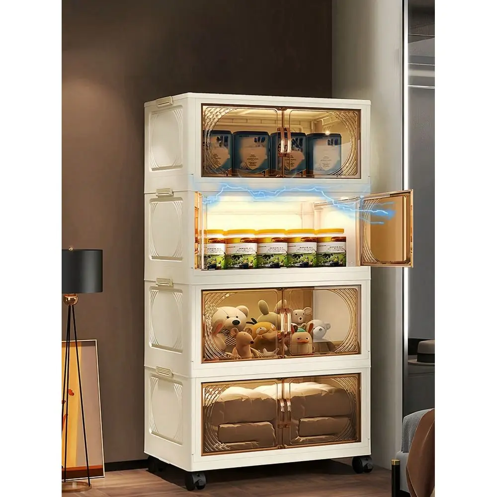 21.7in Width 5 Layers Removable Folding Storage Box, Closet Organizer Bedroom Closet Portable Closet, Milk Powder Cans Diapers
21.7in Width 5 Layers Removable Folding Storage Box, Closet Organizer Bedroom Closet Portable Closet, Milk Powder Cans Diapers