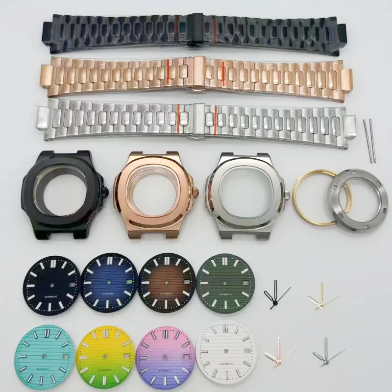 39MM Black Silver Case Modified Kit Sapphire Mechanical Watch for PP Case NH35 NH36 NH38 NH70 Japan Automatic Movement No Logo
39MM Black Silver Case Modified Kit Sapphire Mechanical Watch for PP Case NH35 NH36 NH38 NH70 Japan Automatic Movement No Logo